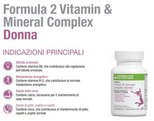 Carica l'immagine nel visualizzatore di Gallery, Formula 2 Multivitaminico Donna 60 Compresse - Herbalife