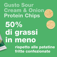 Carica l'immagine nel visualizzatore di Gallery, Patatine proteiche gusto Sour Cream &amp; Onion 10 x 30 g - Happy Healthy Life

