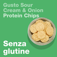 Carica l'immagine nel visualizzatore di Gallery, Patatine proteiche gusto Sour Cream &amp; Onion 10 x 30 g - Happy Healthy Life
